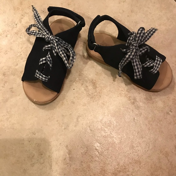 Zara Other - Zara Baby navy blue suede/ plaid lace up shoe Sz24